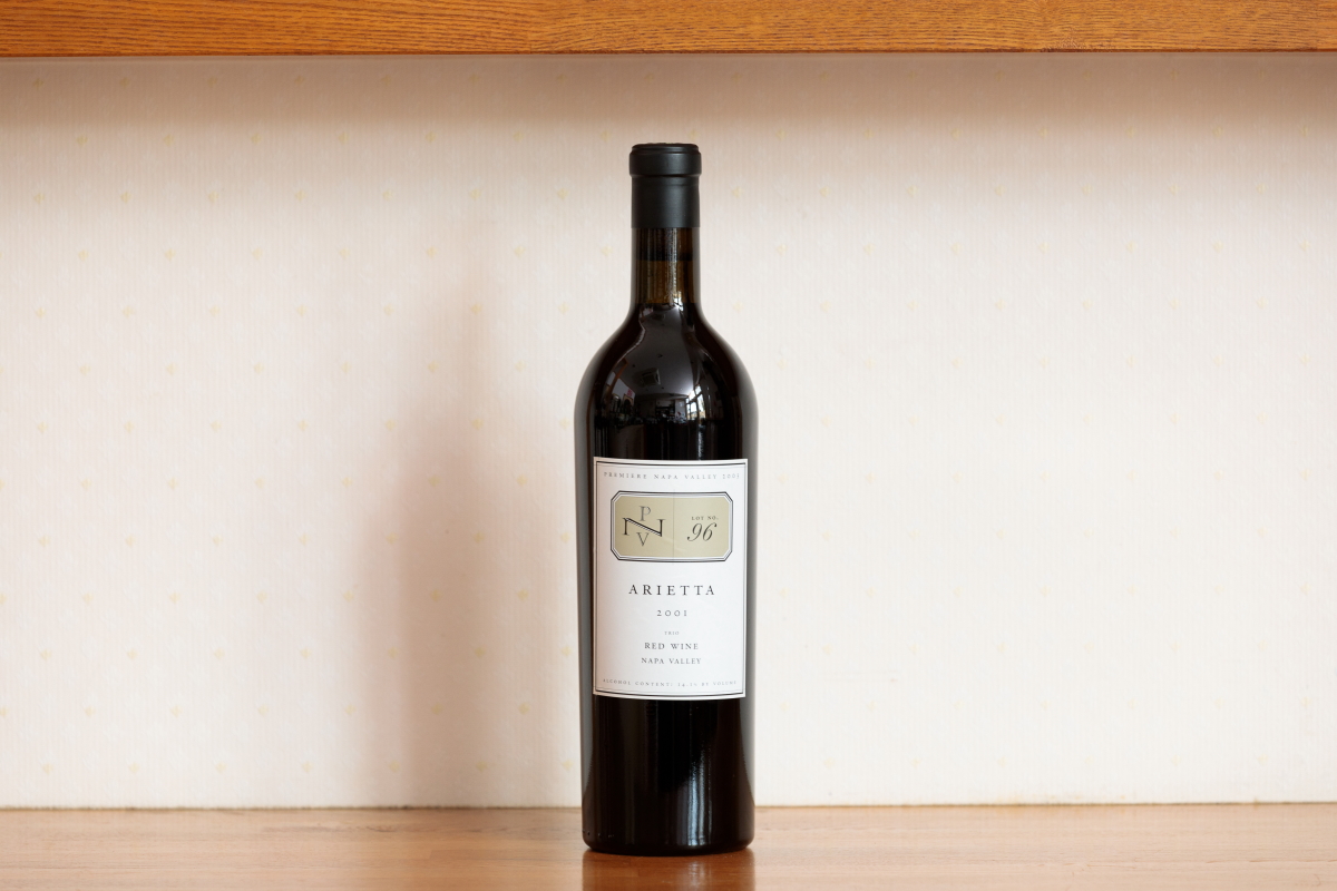 ナパ・ヴァレープレミアオークション アリエッタレッドワイン2001（LOTNO6）※参考商品
